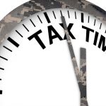 clock reading "tax time"