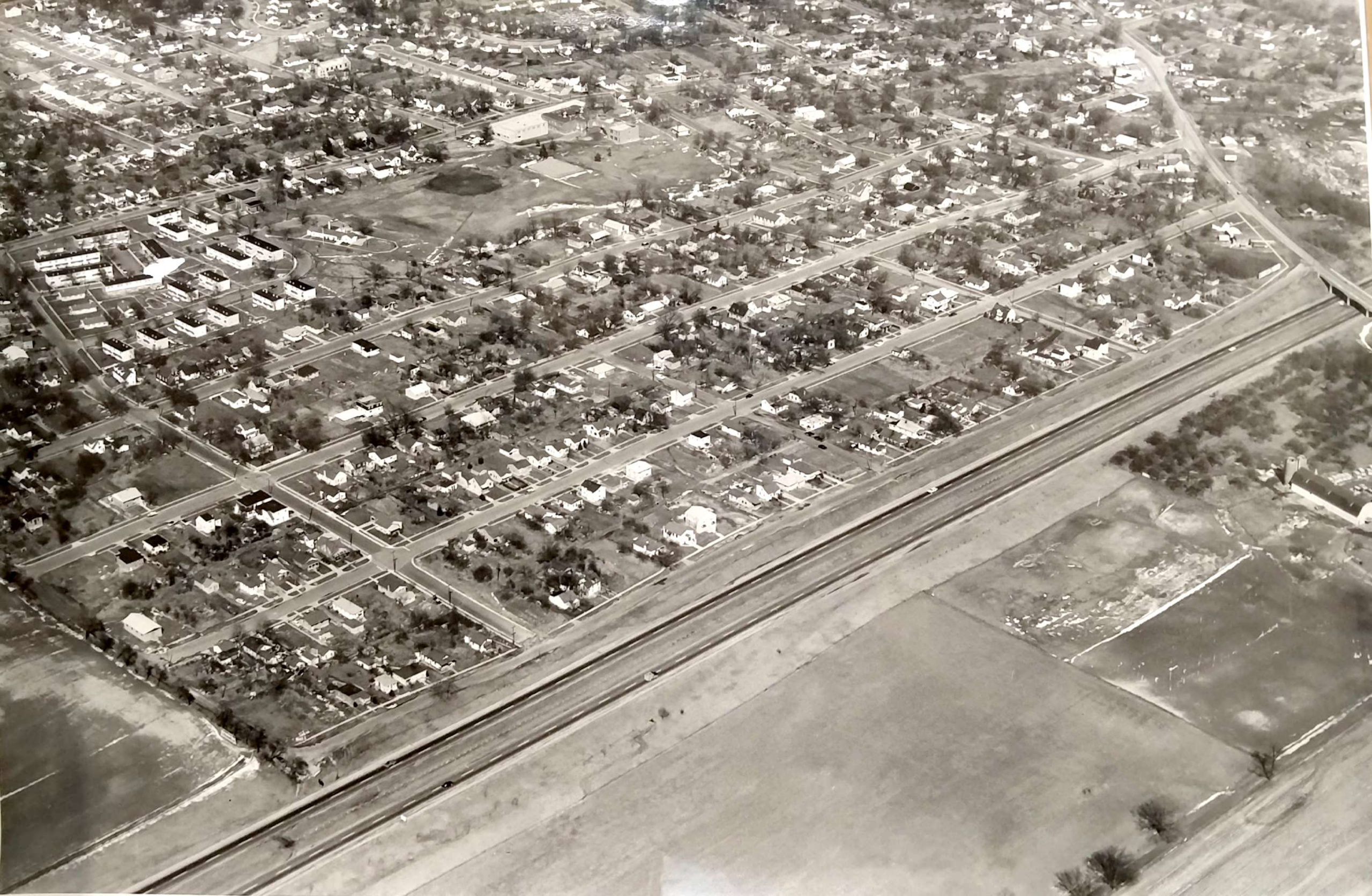 Ypsilanti Historical archivesoverhead view of Ypsilanti