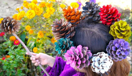 pinecone wreath