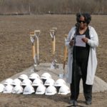 Jean Winborn at groundbreaking