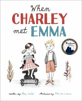 When Charley met Emma. Emma, who uses a wheelchair, is drawn next to Charley.